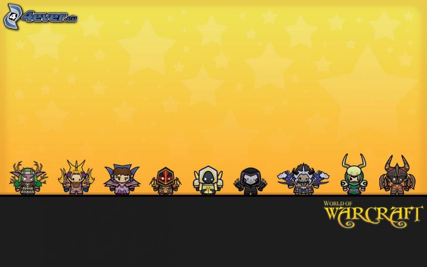 World of Warcraft, kreslené postavičky