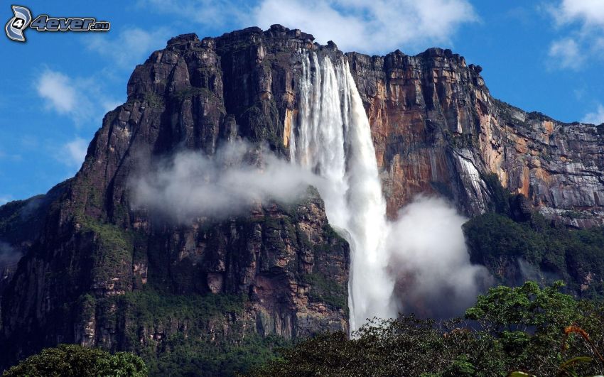 Angelov vodopád, útes, Venezuela