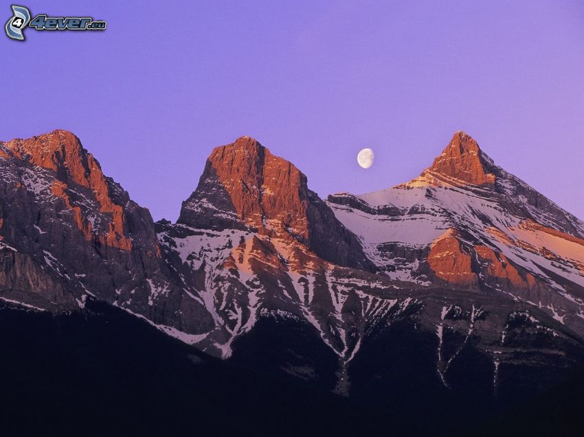skalnaté hory, mesiac