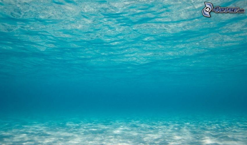 modrá voda, more