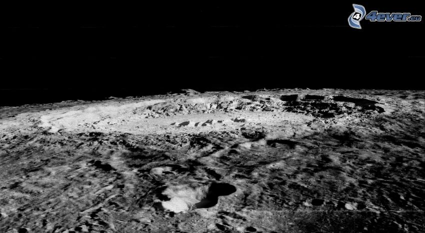 kráter, Mesiac