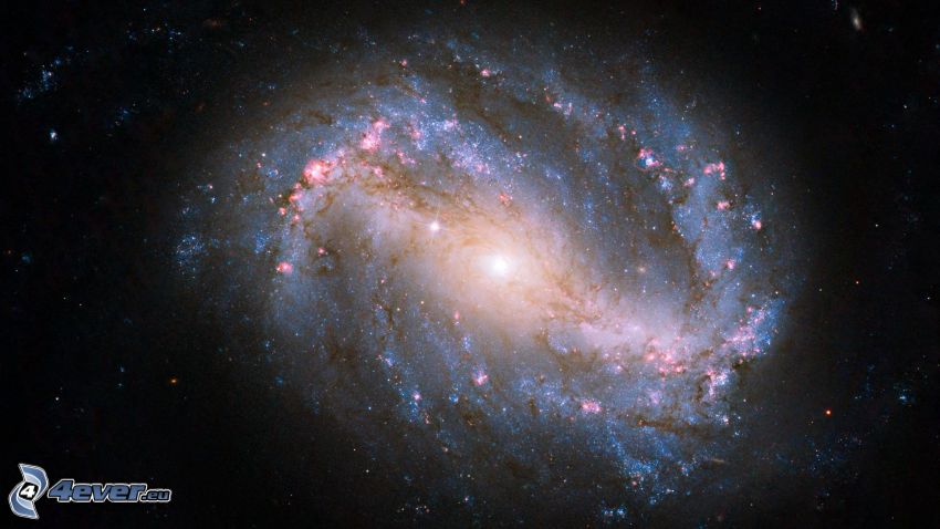 špirálová galaxia s priečkou