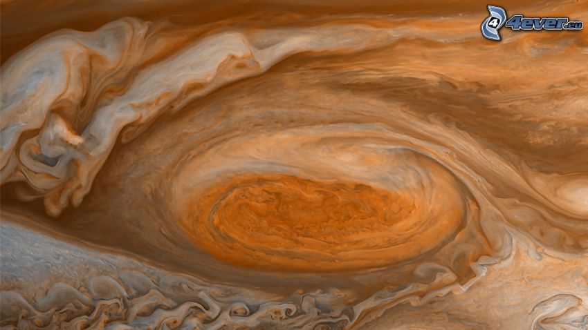 veľká červená škvrna, Jupiter