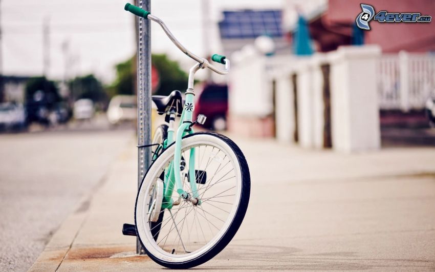 bicykel, ulica