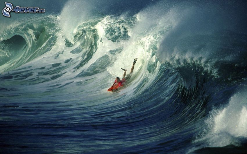 surfovanie, vlna
