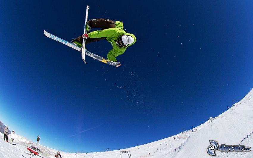 skok na lyžiach