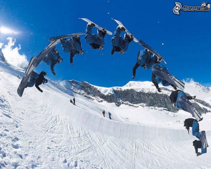 snowboardový skok
