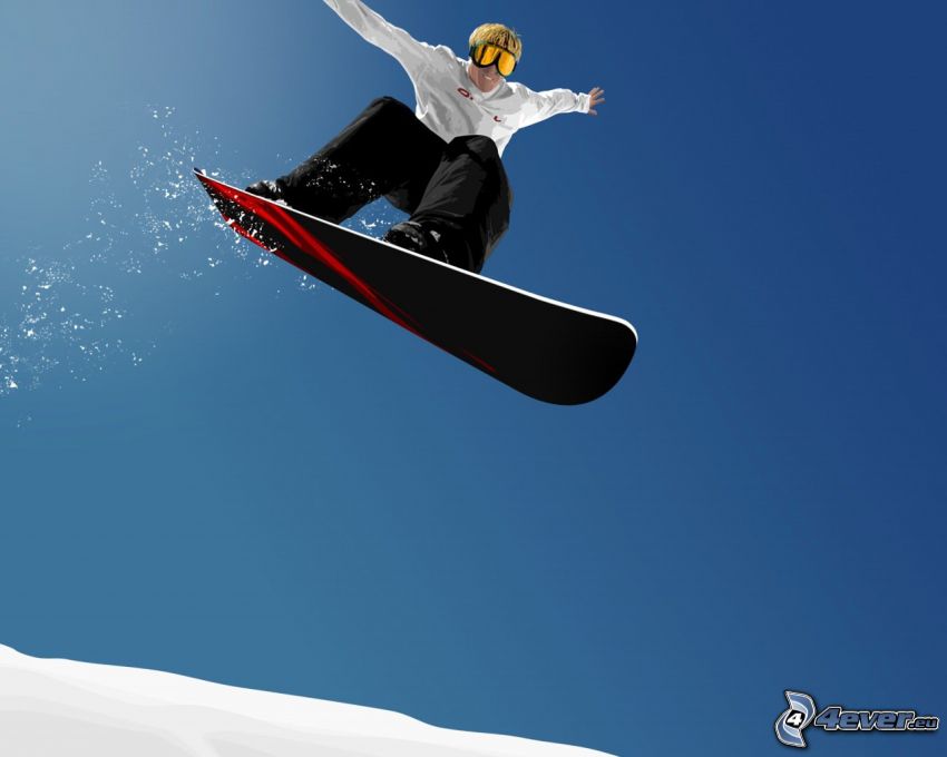 snowboardový skok