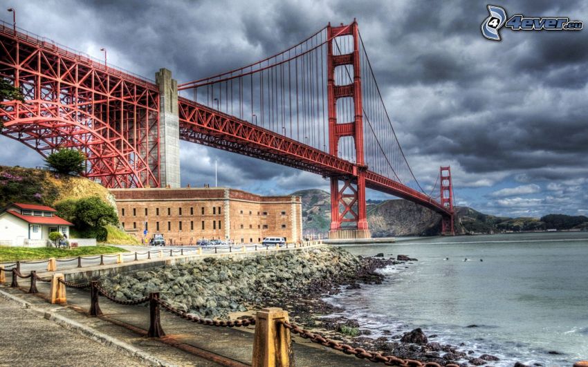 Golden Gate, USA, HDR