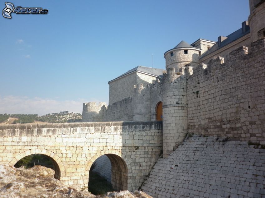 castle Simancas, most