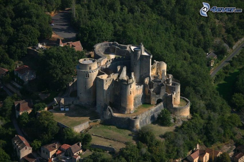 château de Bonaguil, les