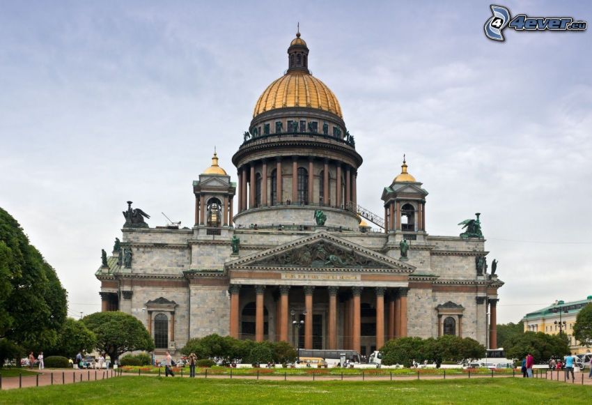 Chrám svätého Izáka, Petrohrad, park