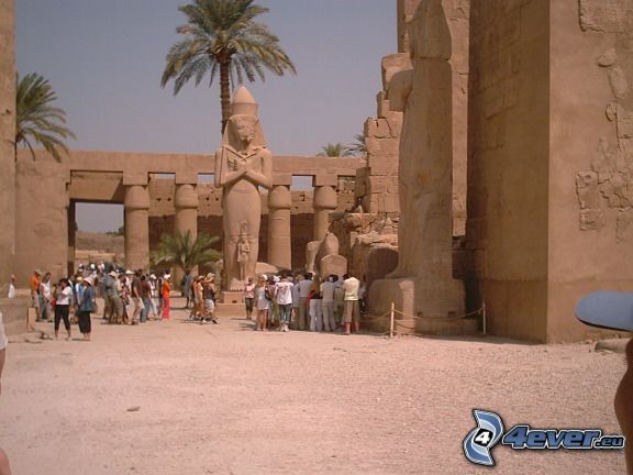 Karnak, chrám, Egypt