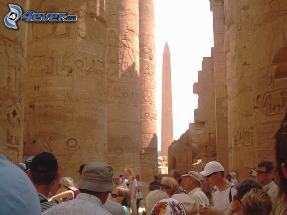 Karnak, Egypt, chrám