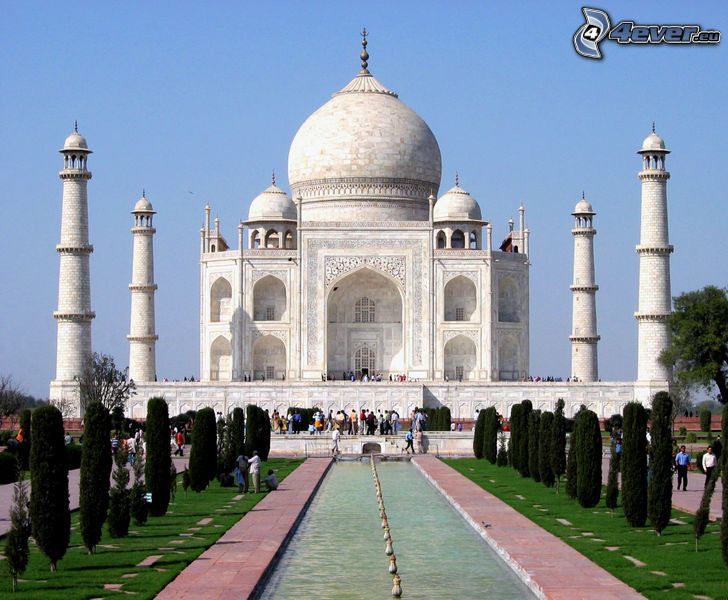 Tádž Mahal, park