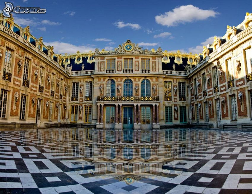 Zámok Versailles, dlažba