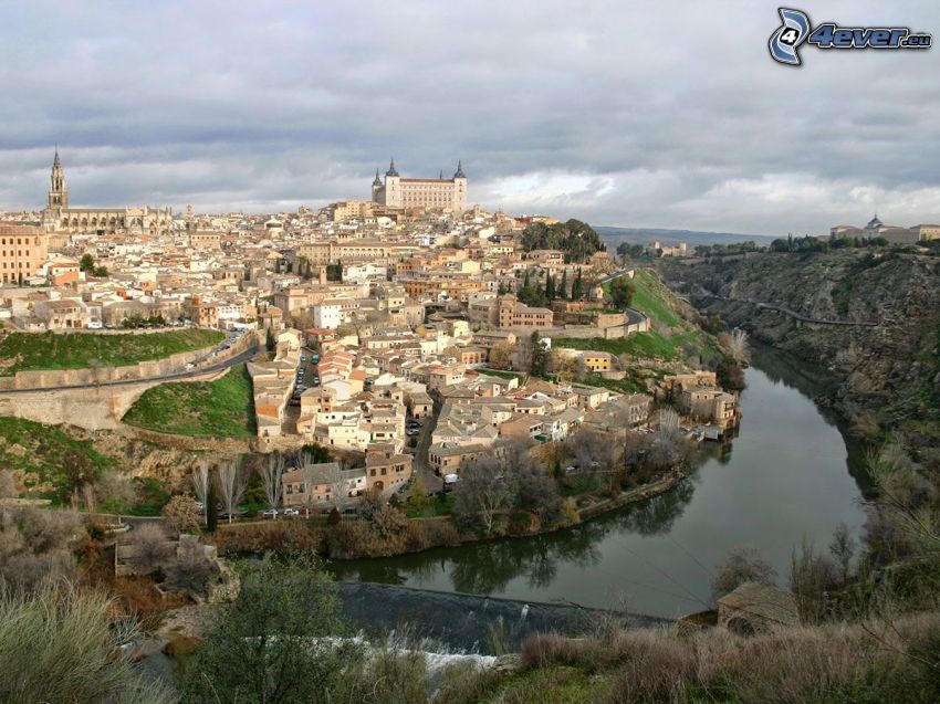 Alcázar de Toledo, Toledo, rieka