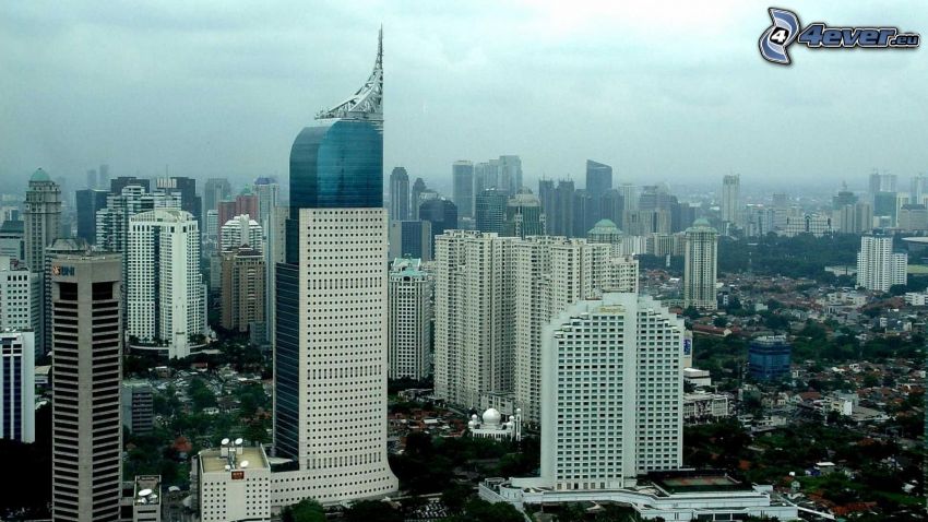 Jakarta, mrakodrapy