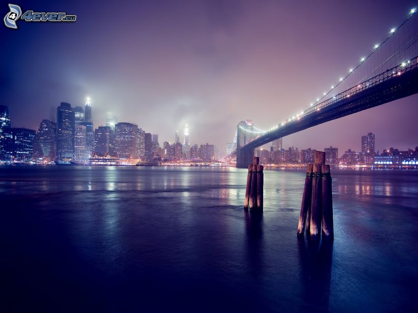 Manhattan, New York, Brooklyn Bridge