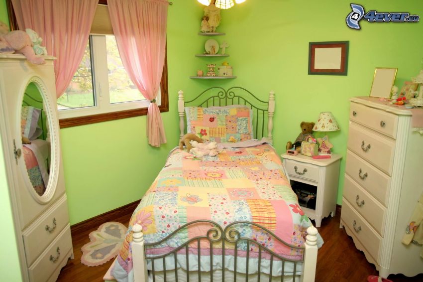 detská izba, posteľ