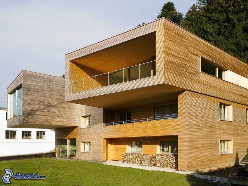 drevený dom