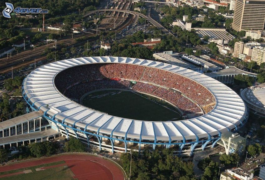 futbalový štadión, Rio De Janeiro, Brazília