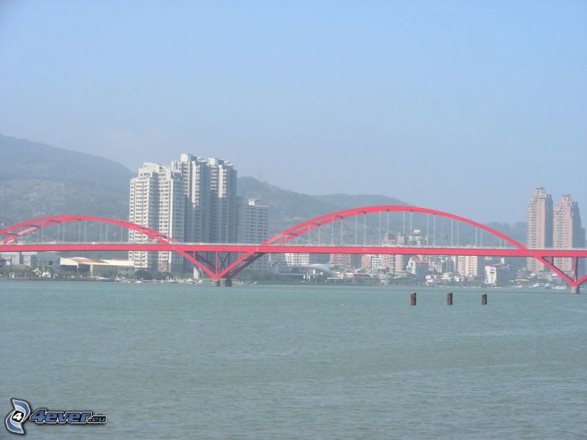 Guandu Bridge, mrakodrapy