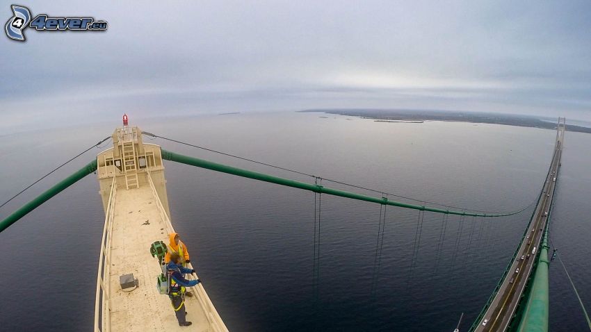 Mackinac Bridge, výhľad