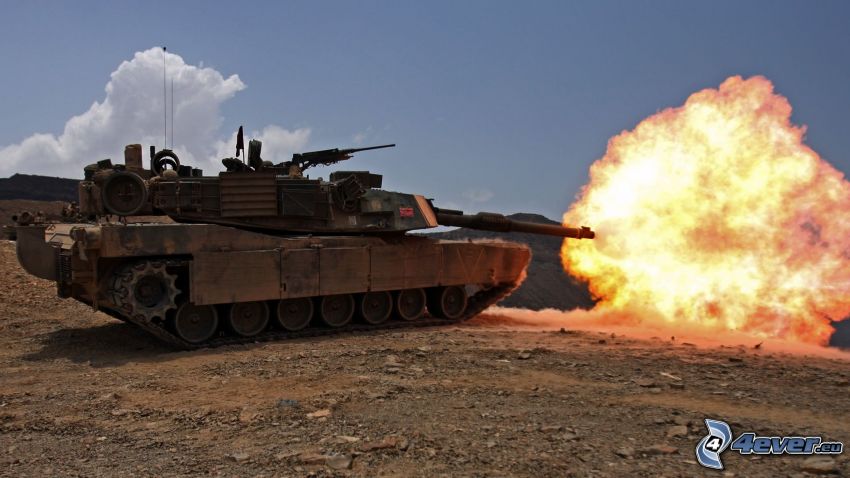 M1 Abrams, výstrel