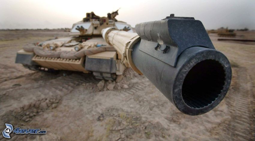 tank, kanón