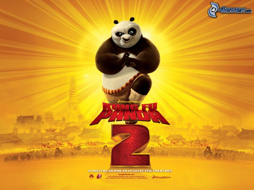 Kung Fu Panda 2, film, plagát, Panda Po