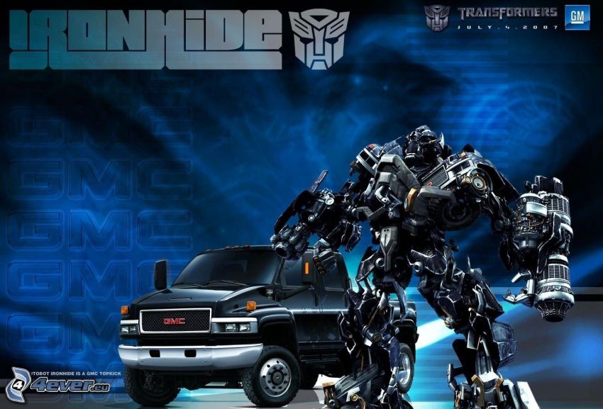 Transformers, Ironhide, robot, GMC