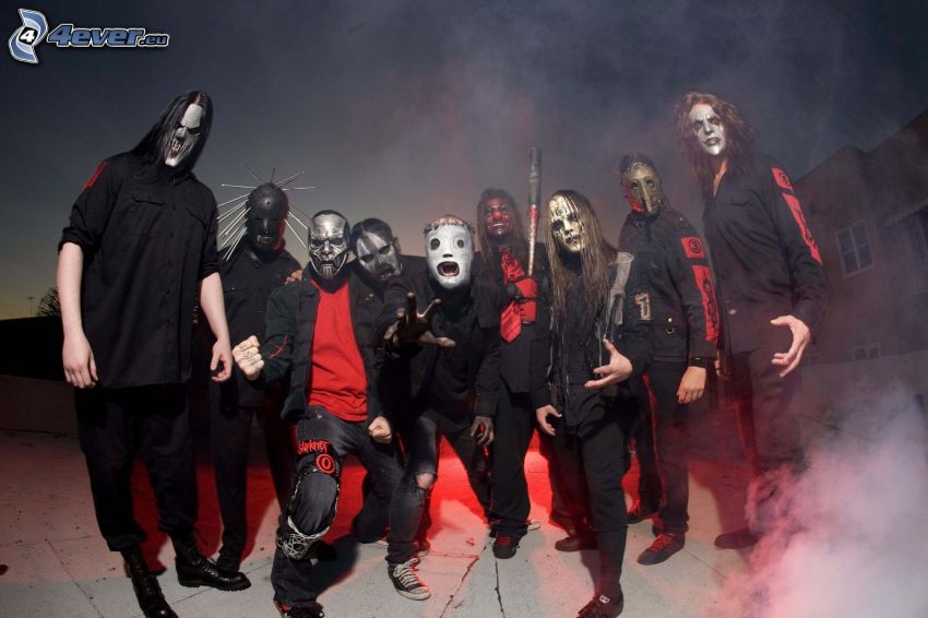 slipknot, hudobná skupina, masky