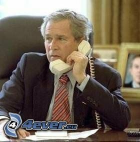 George Bush, telefón