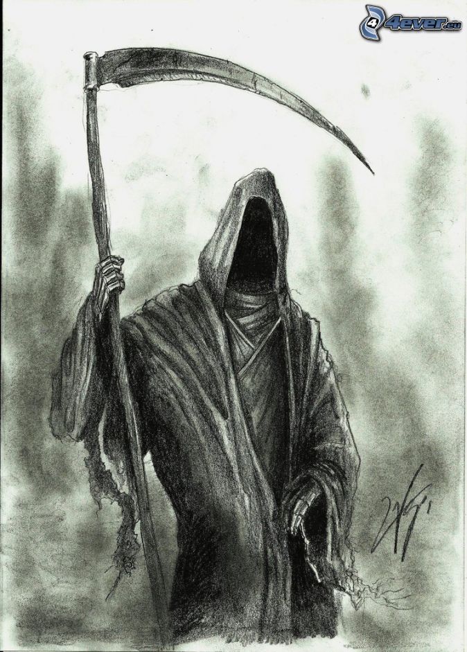 make grim reaper scythe