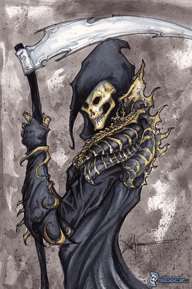 theatrical quality grim reaper scythe