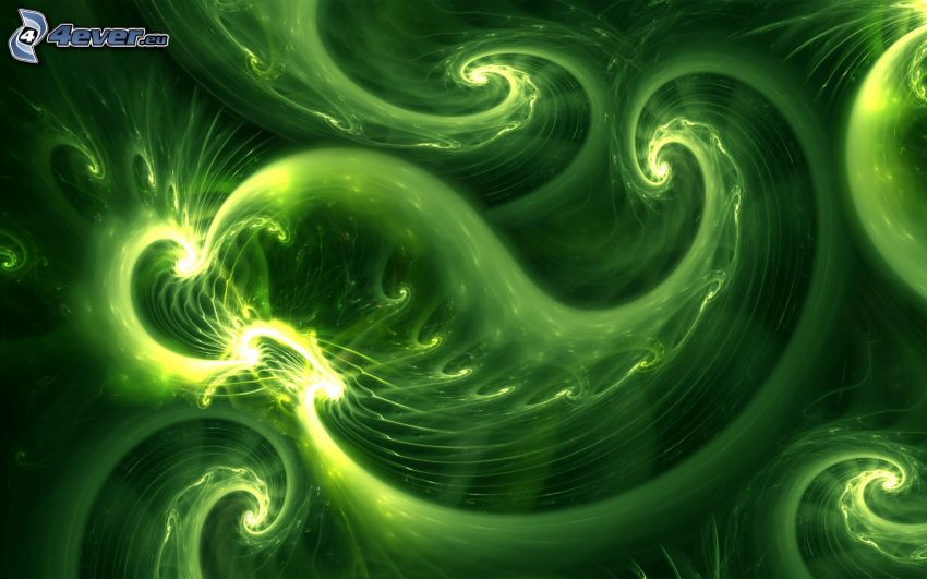 abstract, green background