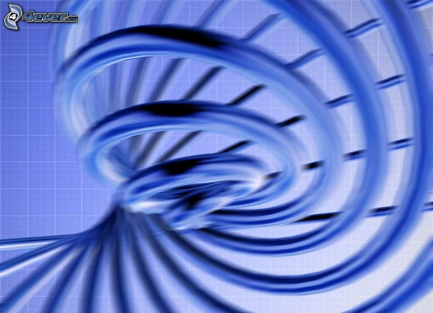 abstract, spiral, graphic