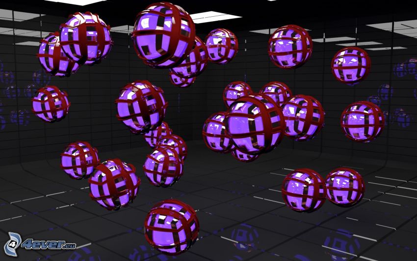 abstract balls, 3D