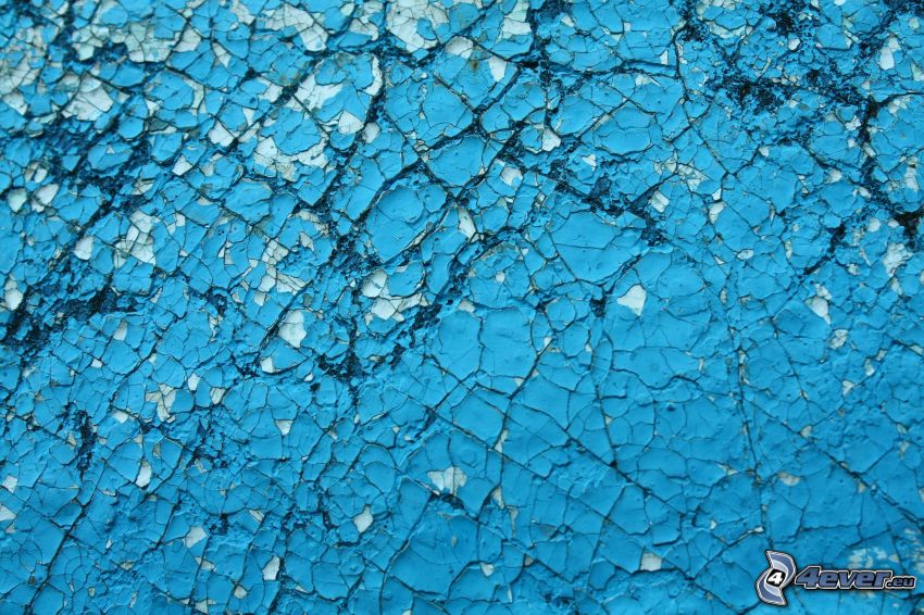 cracks, blue background