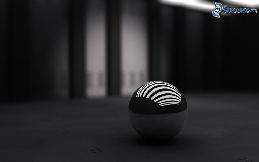 metallic ball