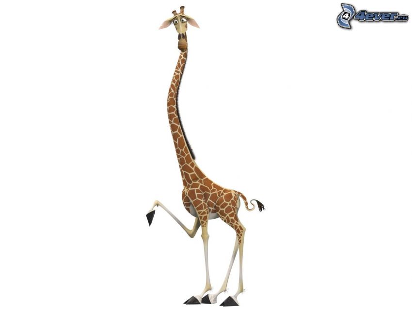 Giraffe from Madagascar, fairy tale