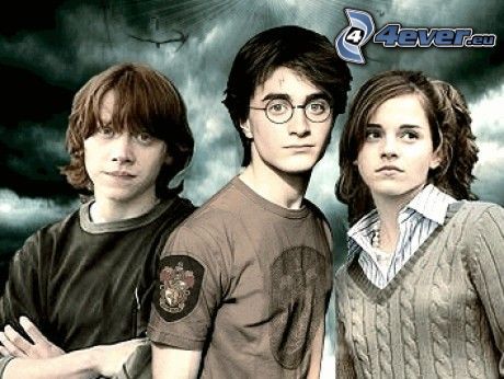 Harry Hermione and Ron, Harry Potter
