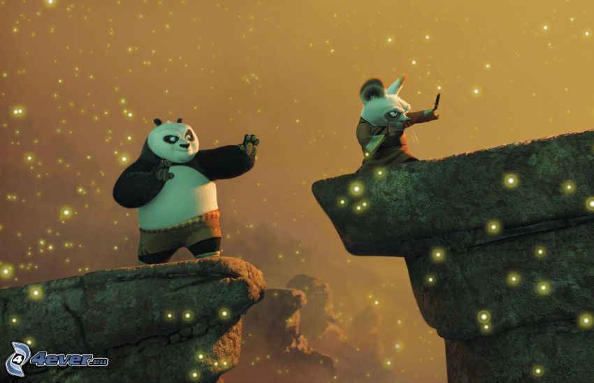 Kung Fu Panda, Panda Po, Mr. Shifu