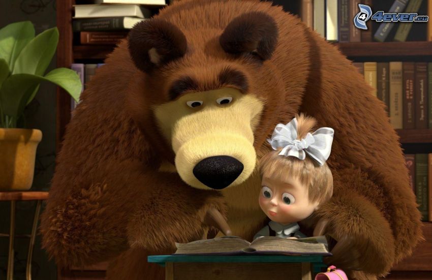 Little Masha and a Bear, fairy tale