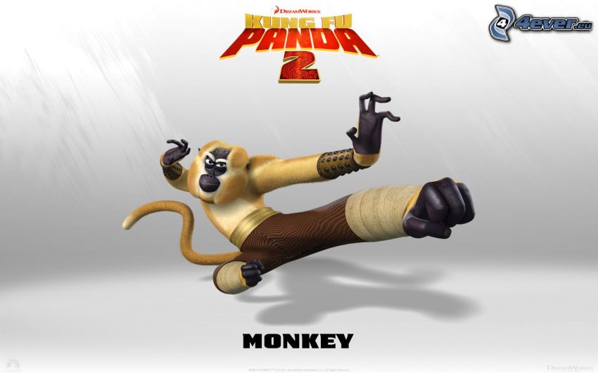 monkey, Kung Fu Panda