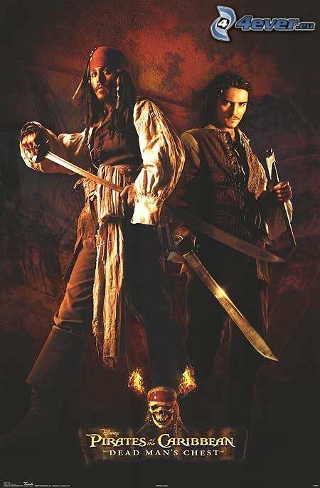 Pirates of the Caribbean, Jack Sparrow, Will Turner