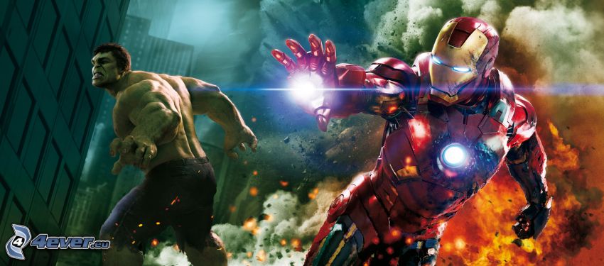 The Avengers, Hulk, Iron Man