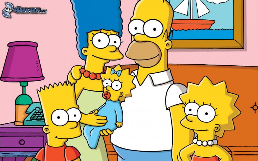 The Simpsons, cartoon characters