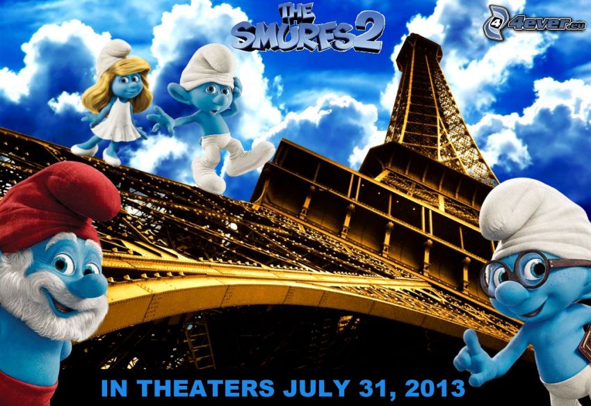 The Smurfs 2, Eiffel Tower